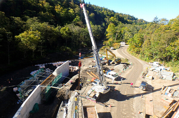 道路工事 中川町 image