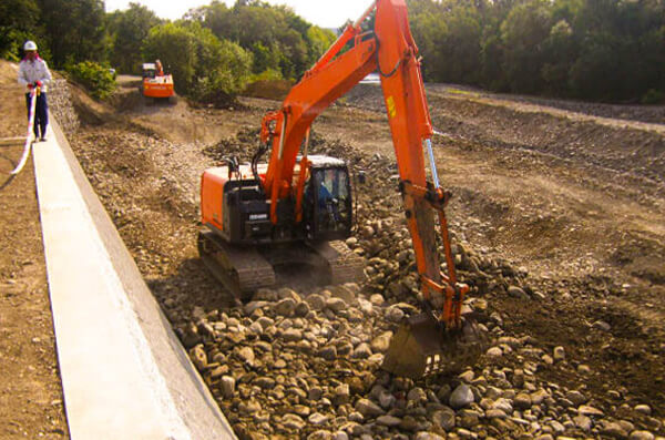 護岸工事 中川町 image