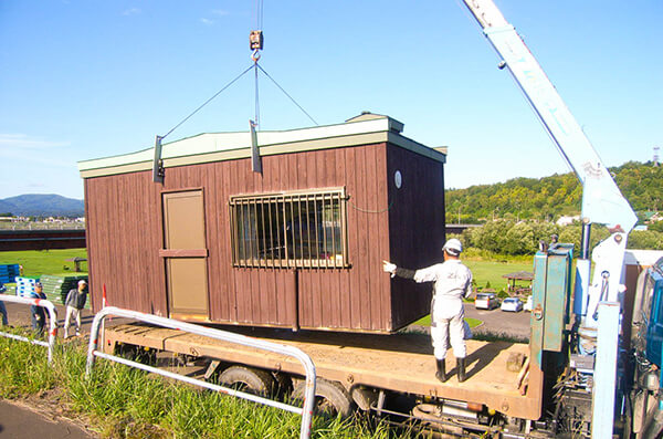 株式会社中川建設　社会貢献活動 天塩川増水対応　写真6